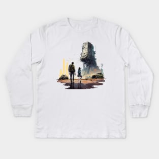 The Last of Us inspired design Kids Long Sleeve T-Shirt